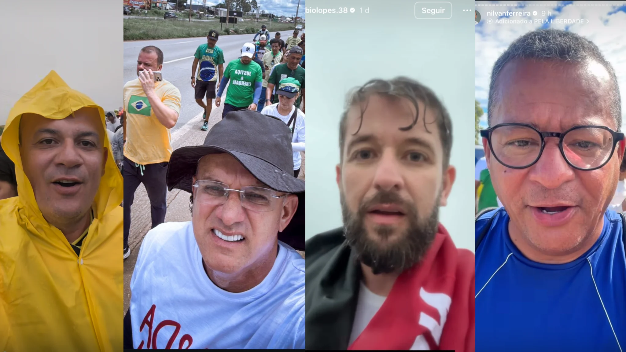 Paraibanos aderem à marcha de Nikolas Ferreira rumo a Brasília; Efraim Filho, Wallber Virgolino e Marcelo Queiroga não comparecem ao ato