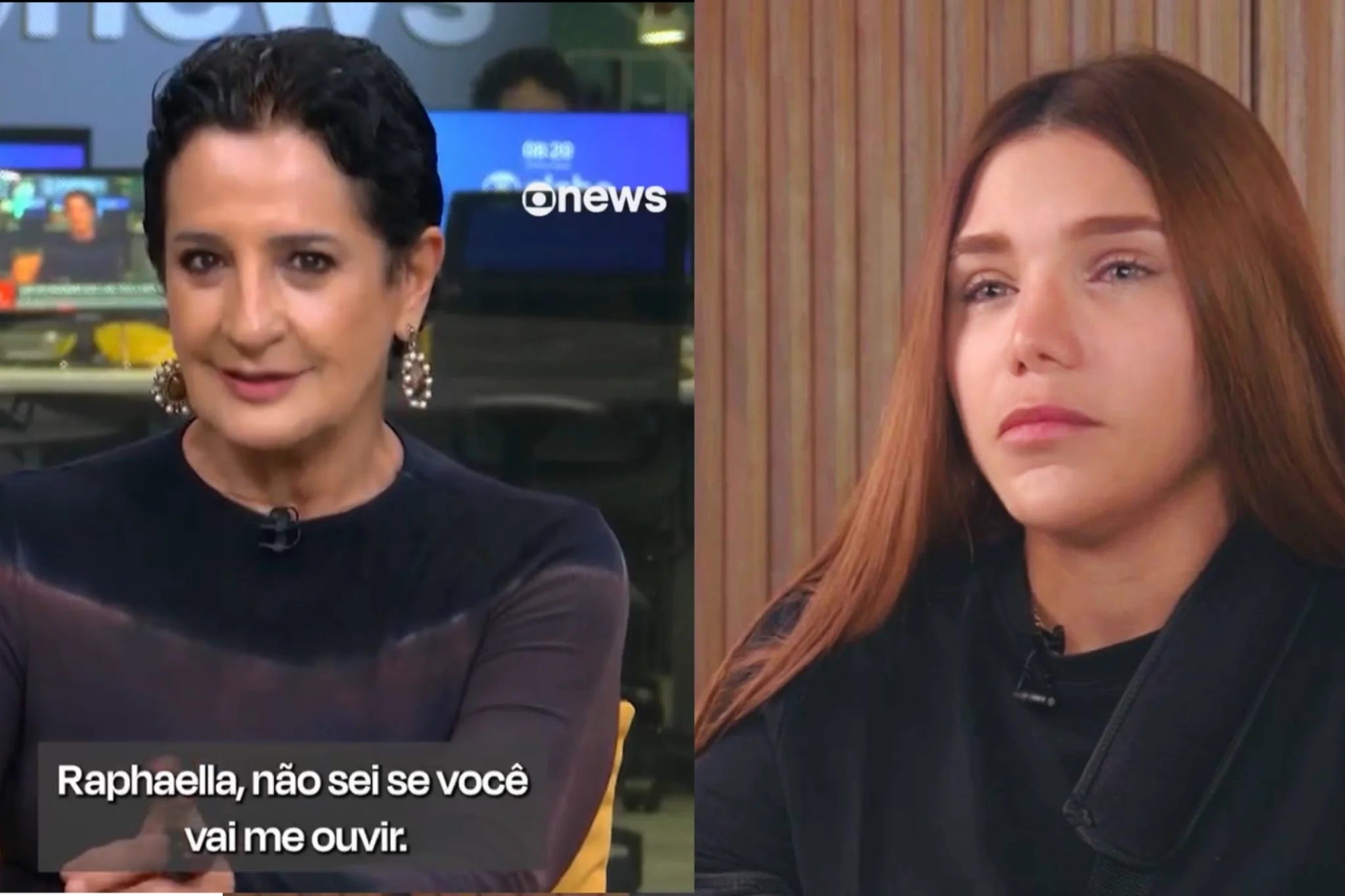 GloboNews repercute denúncia de Raphaella Brilhante; jornalista Mônica Waldvogel destacou relato da médica paraibana