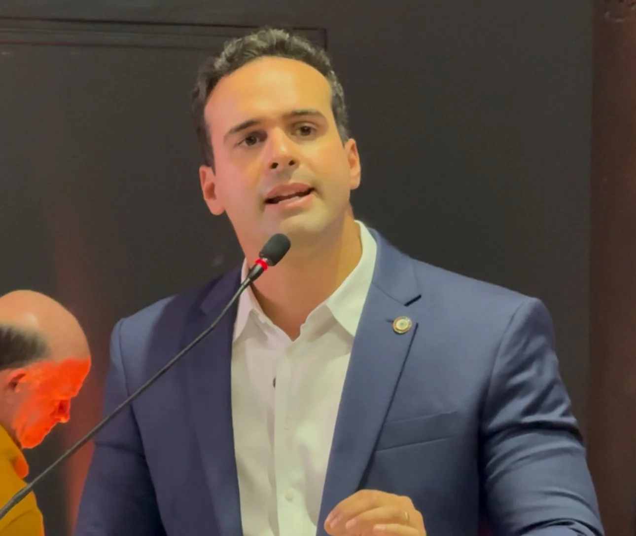 Vice-governador Lucas Ribeiro (PP) em discurso - Foto: Divulgação