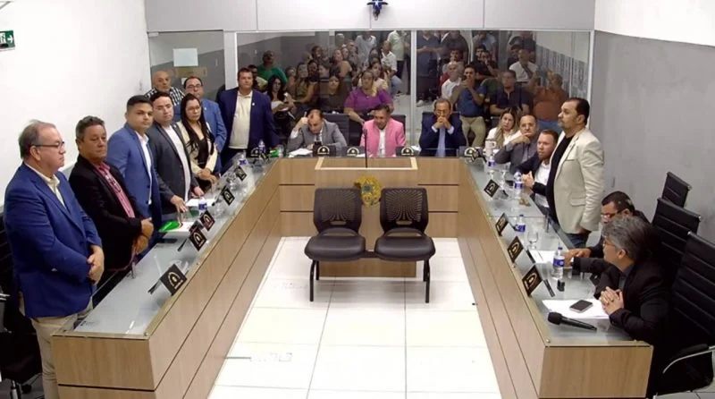 Na imagem, a Câmara Municipal de Santa RIta