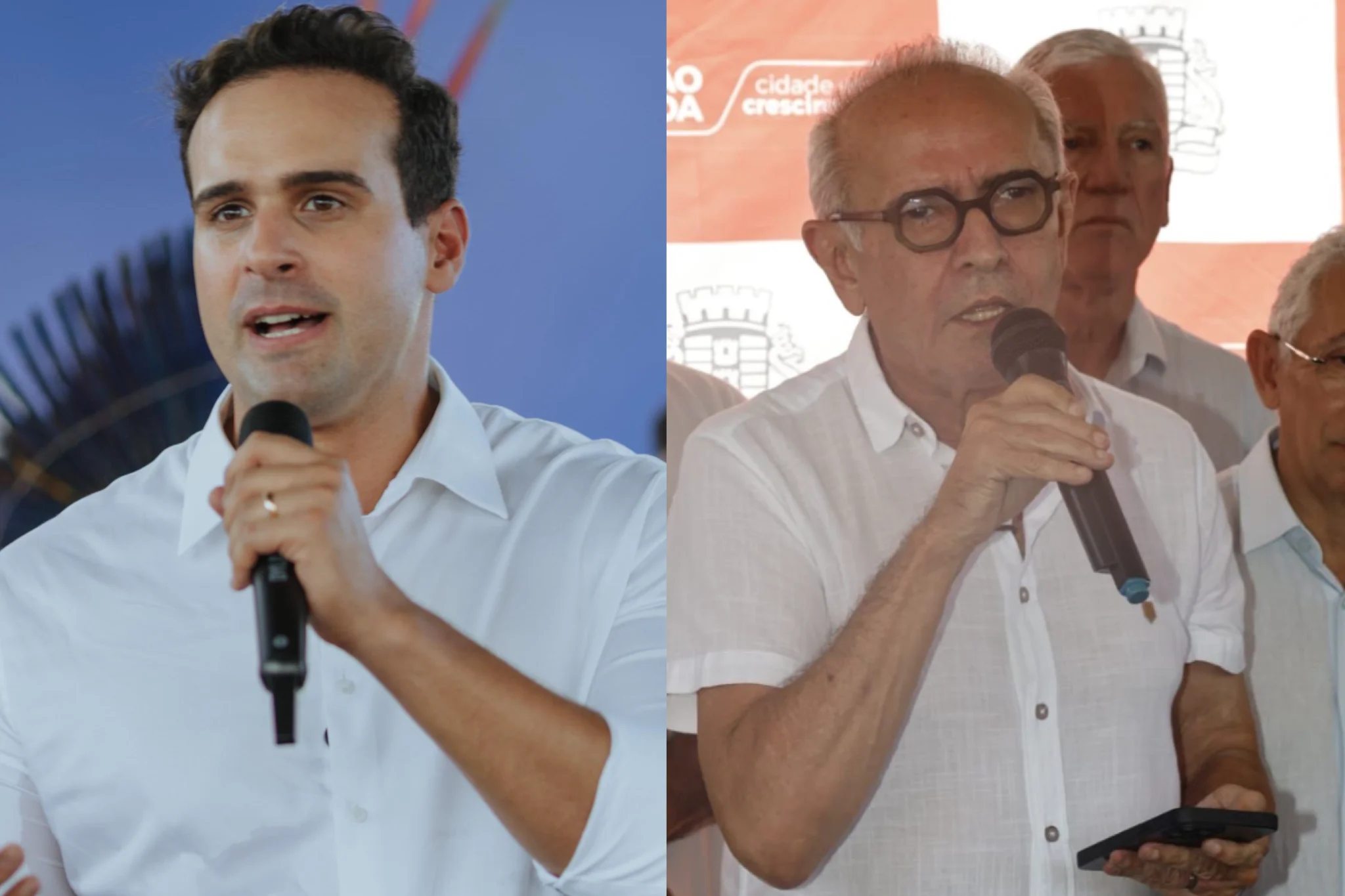 Lucas acusa Cícero de tentar liberar “espigões” na orla; prefeito rebate e diz que vice-governador age com “conduta irresponsável”