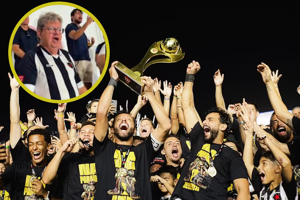 No Almeidão, João Azevêdo celebra título do Botafogo-PB: “Na despedida, conquista fecha com chave de ouro”