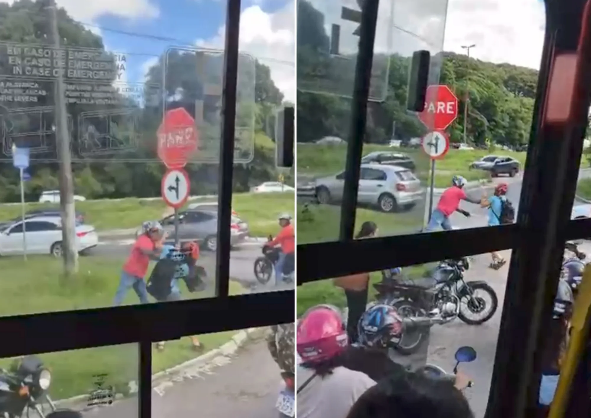 conflito no trânsito em João Pessoa