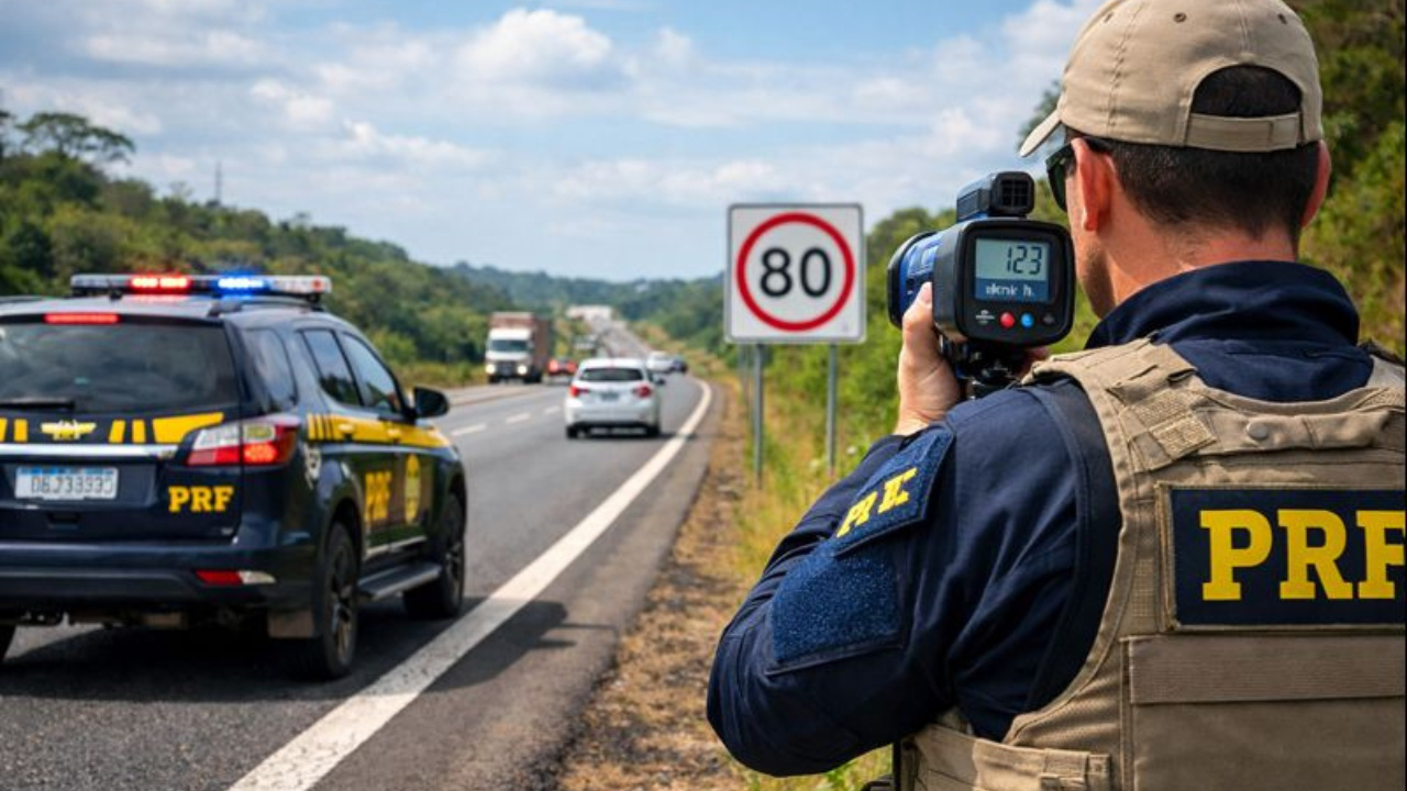 Excesso de velocidade dispara nas rodovias da Paraíba com 1.214 flagrantes da PRF