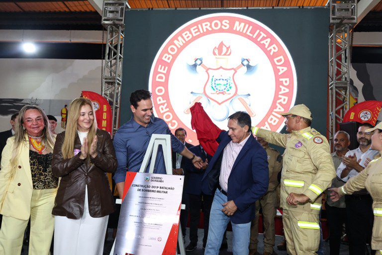 Governador Lucas Ribeiro inaugura sede do 9º Batalhão de Bombeiro Militar e cria nova área integrada de segurança na Paraíba