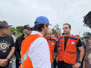 Governador Lucas Ribeiro coordena pessoalmente ações nos municípios do Vale do Paraíba atingidos pelas fortes chuvas
