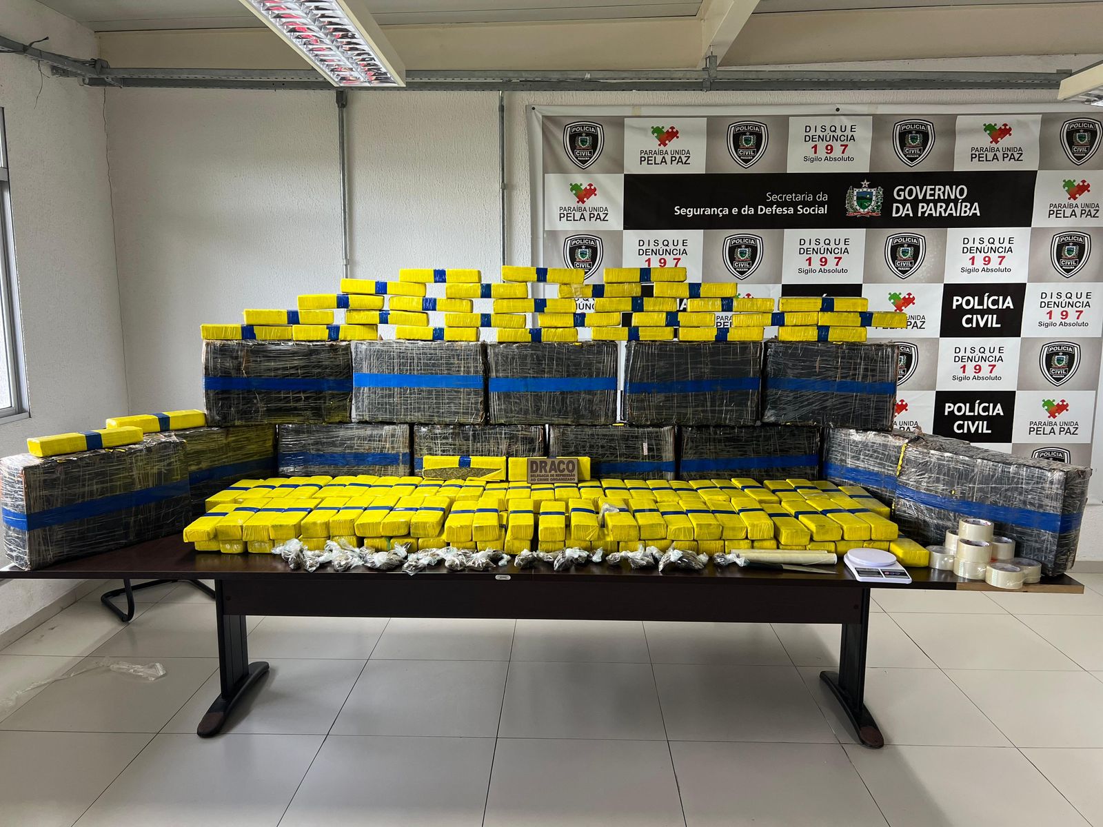Operação Meia Tonelada: Polícia Civil desarticula grupo ligado ao tráfico interestadual de drogas na Paraíba