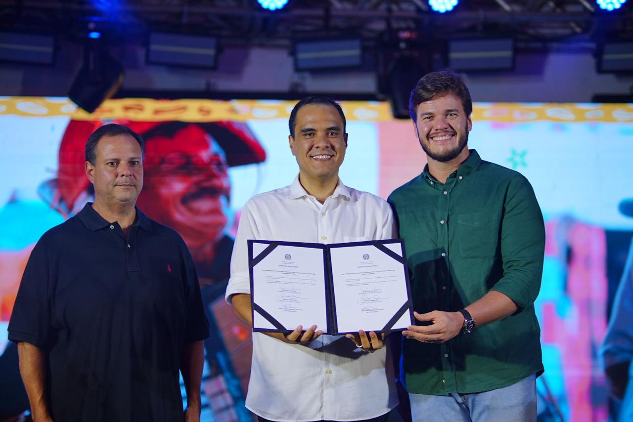Bruno Cunha Lima destaca força econômica d’O Maior São João do Mundo durante anúncio de investimentos do Ministério do Turismo em Campina Grande