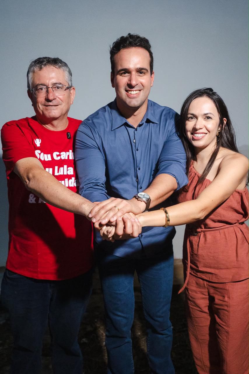 Deputado Dr. Romualdo e prefeita Flávia Sousa, do Congo, declaram apoio a Lucas Ribeiro