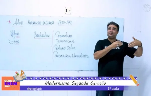 Professor Wilson na Tv Assembleia da Paraíba