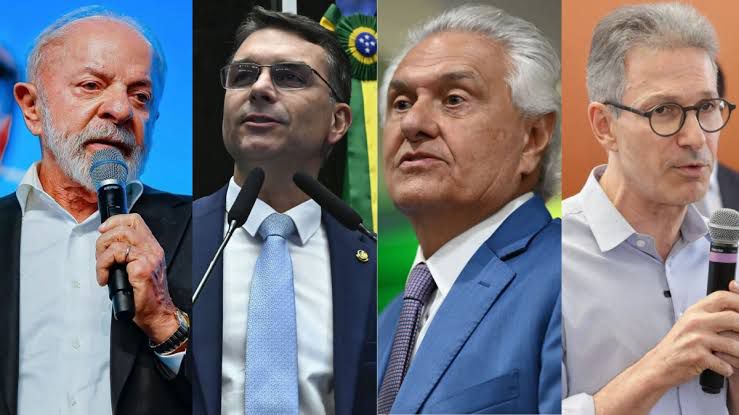 Pesquisa Real Time: Lula empata com Caiado e Zema no 2º turno e venceria Flávio Bolsonaro
