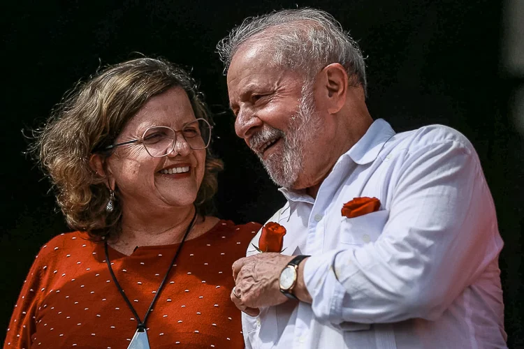 Lula e Teresa Leitão