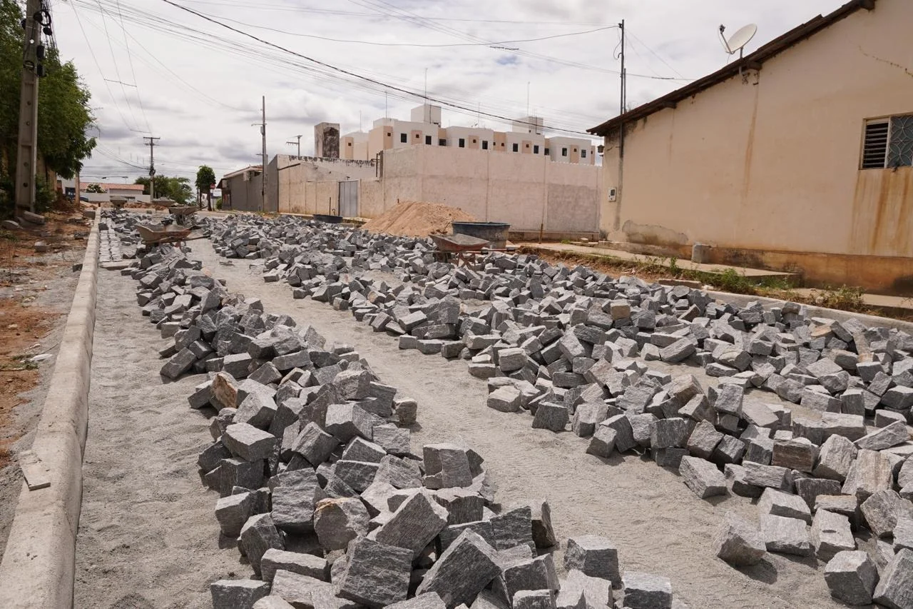 Obras da Prefeitura de Patos