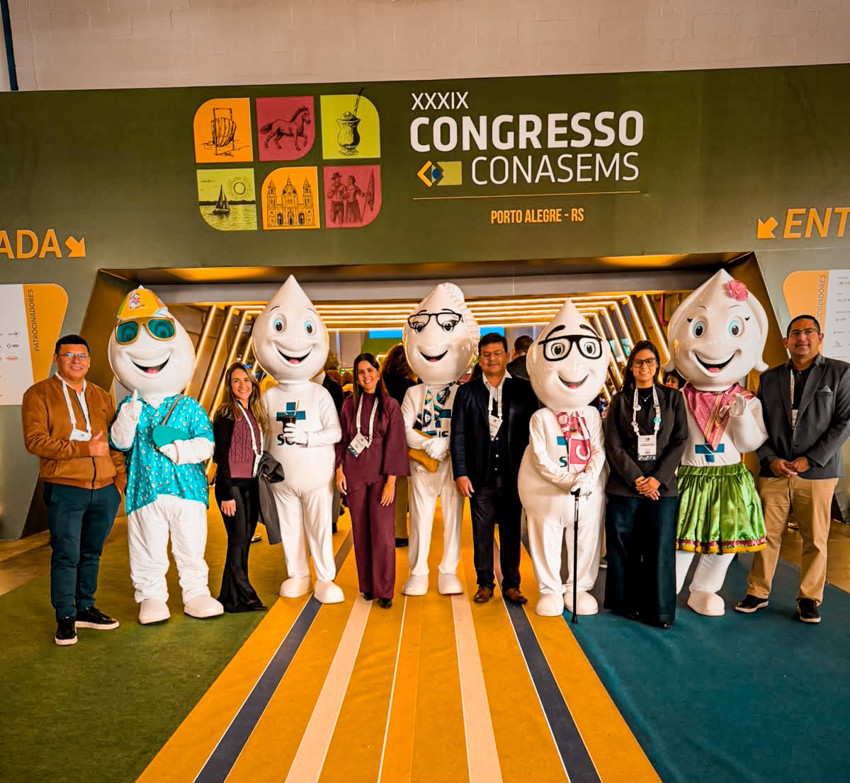 Secretaria de Saúde de Santa Rita participa do Congresso das Secretarias Municipais do setor no Rio Grande do Sul