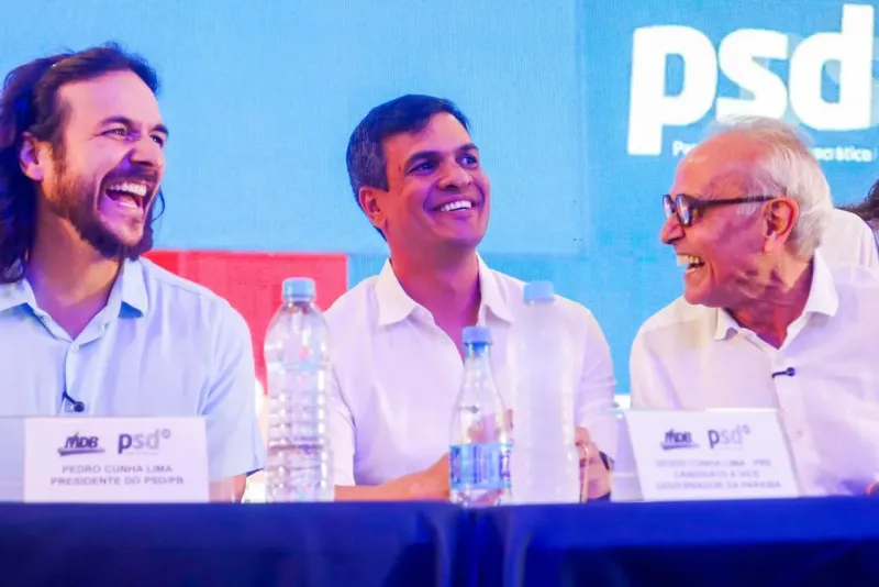 PSD marca convenção para oficializar candidaturas e confirmar Diogo Cunha Lima como vice de Cícero Lucena