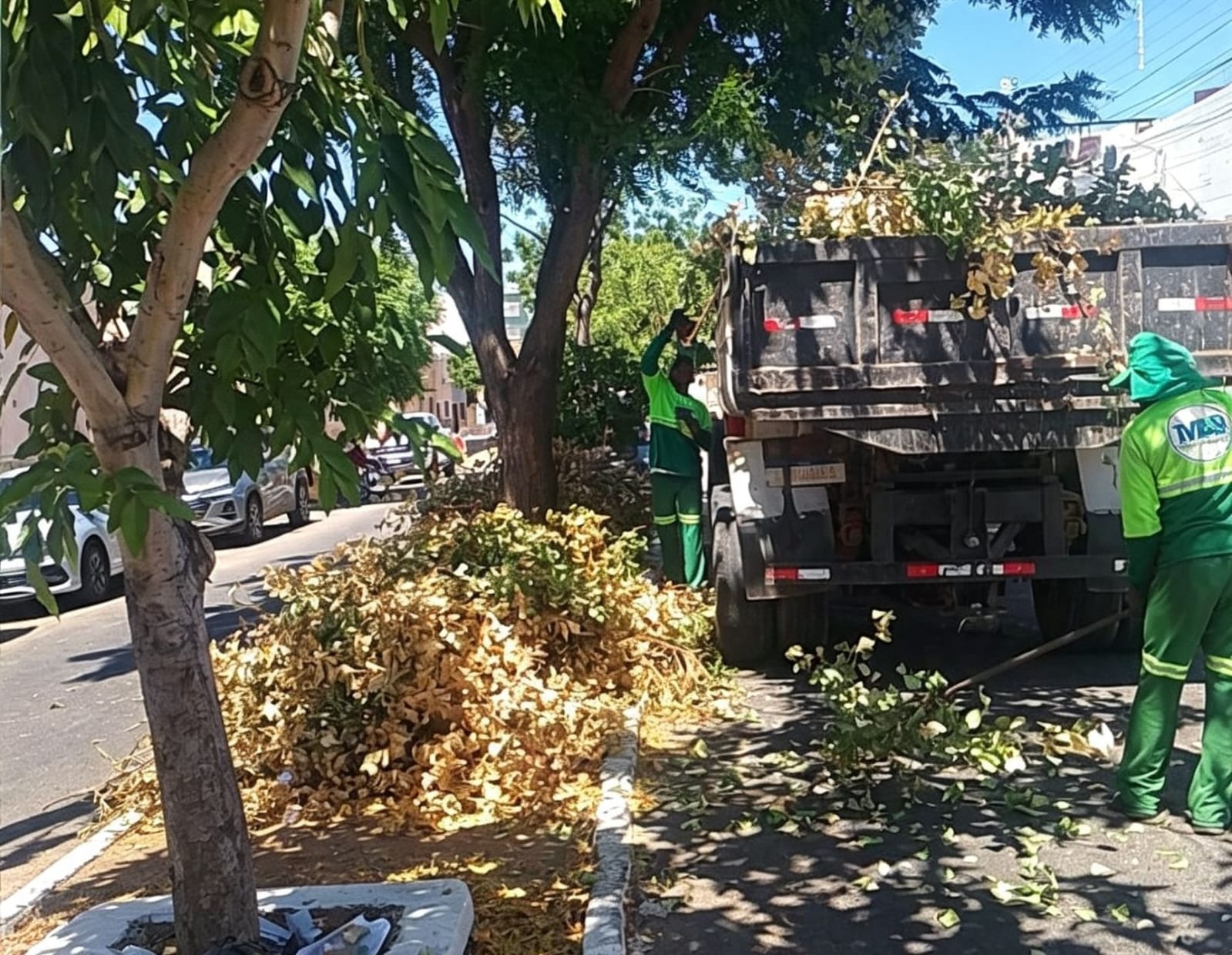 Prefeitura de Patos realiza serviços de limpeza, remoção de entulhos e podas em diferentes bairros