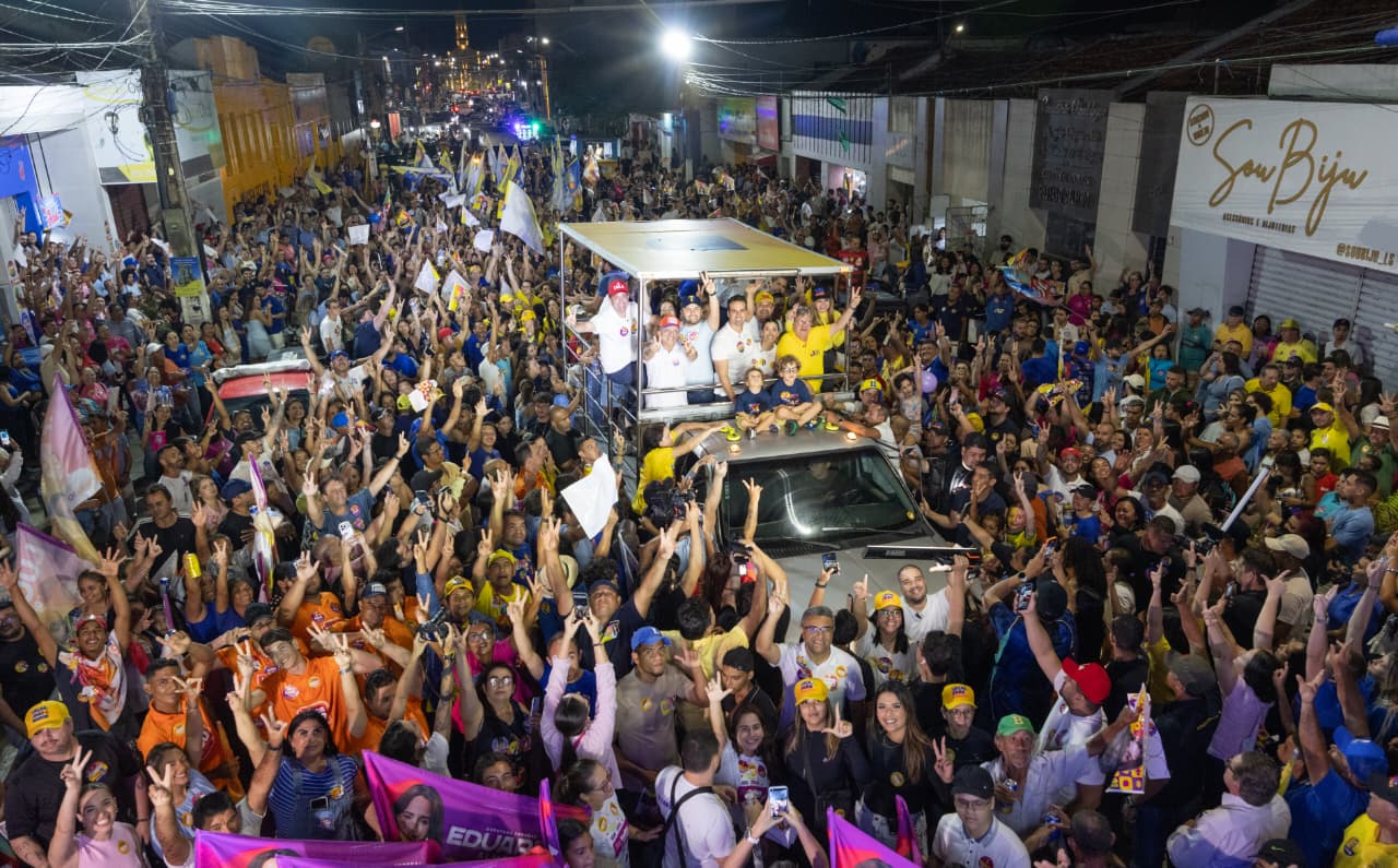 Lucas encerra caravana com comício em Solânea após passar por sete cidades e mais de 70 km