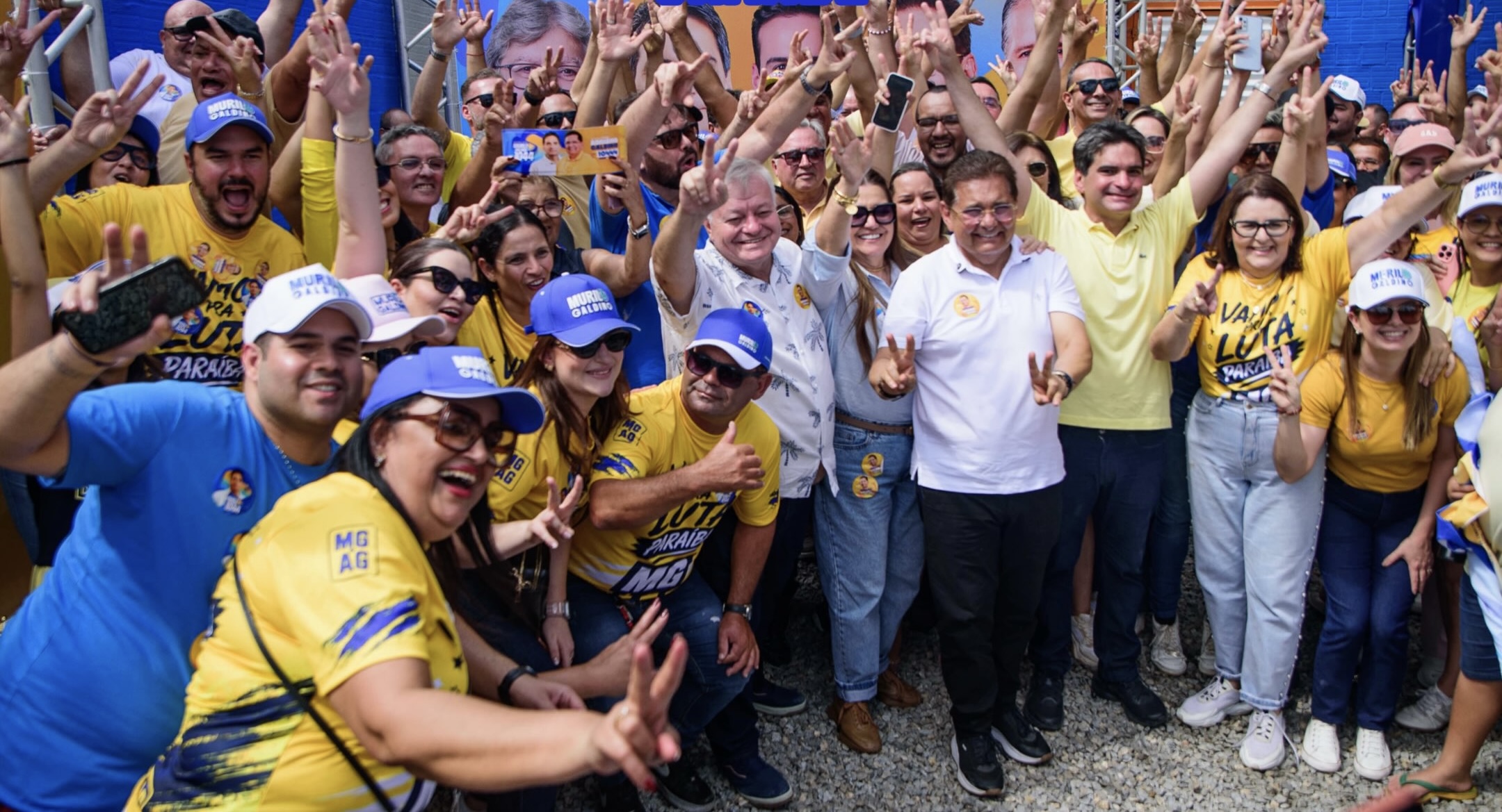 Em largada da campanha, Adriano Galdino prevê ser o deputado estadual mais votado da Paraíba e projeta Murilo entre os quatro primeiros para federal