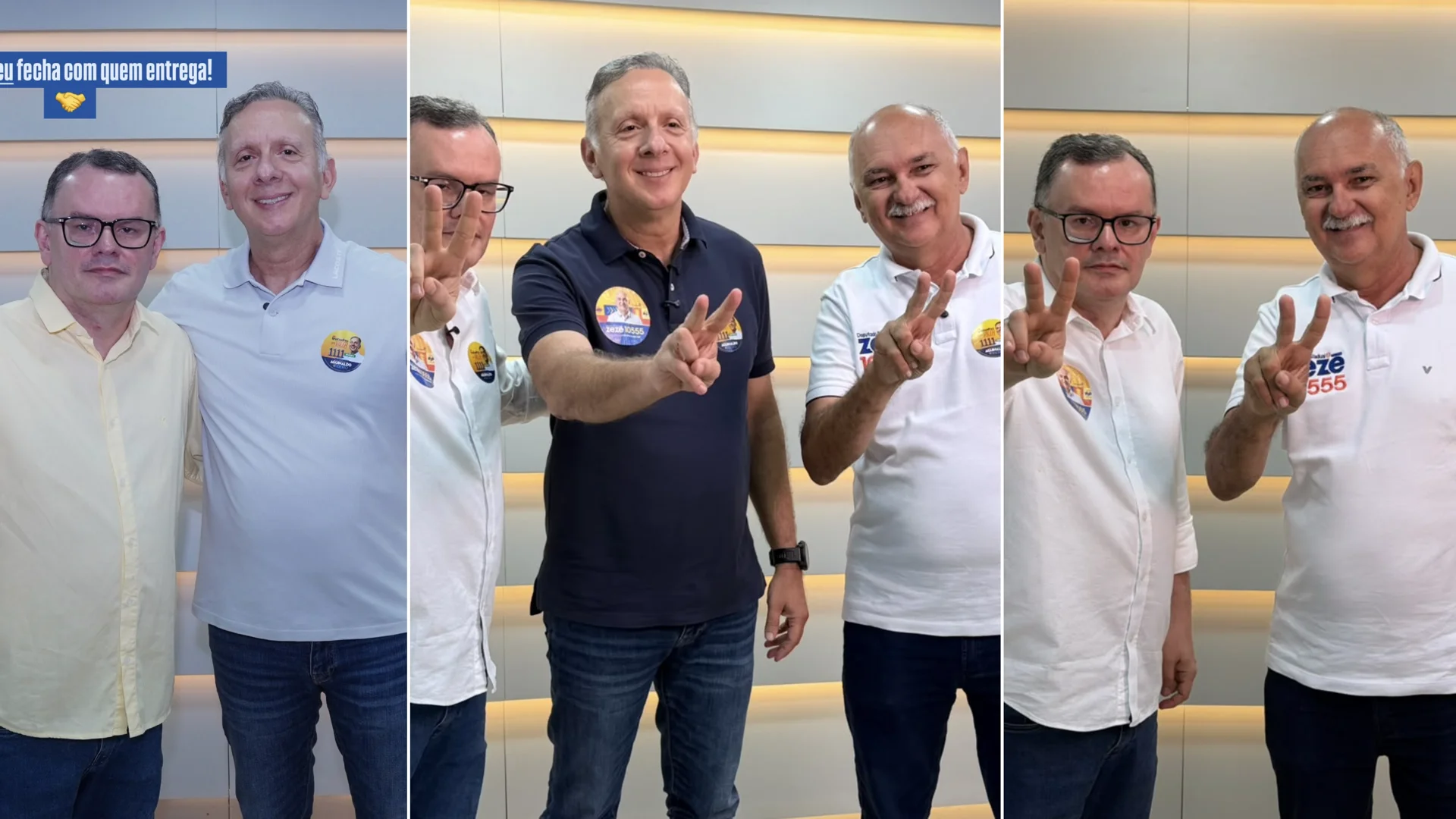 Doutor Galileu anuncia apoio a Aguinaldo Ribeiro para deputado federal e a Zezé para deputado estadual