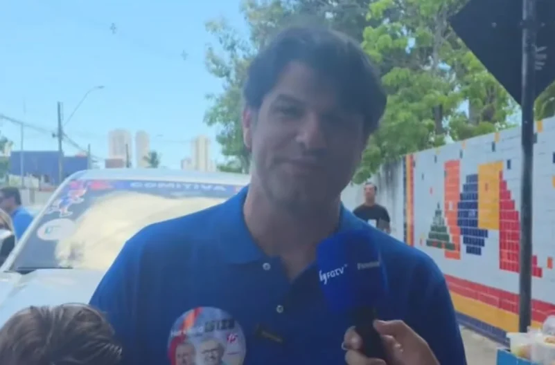 Leo Bezerra vota em João Pessoa, reforça apoio a Cícero e explica escolha por Veneziano e Nabor ao Senado